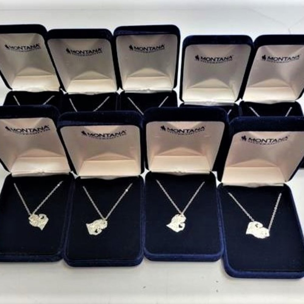 NIB/NEVER WORN BEFORE/ MONTANA SILVERSMITH "STATE"PENDANT/ MICHIGAN